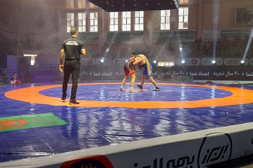 پایان رقابت های کشتی فرنگی بزرگسالان قهرمانی باشگاههای خوزستان / اهواز :